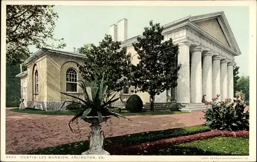 Ak Arlington Virginia USA, Custis-Lee Mansion