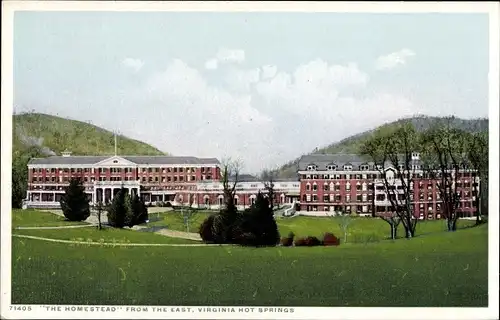 Ak Hot Springs Virginia USA, The Homestead from the East