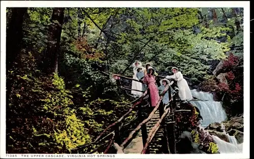 Ak Hot Springs Virginia USA, The Upper Cascade