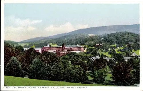 Ak Hot Springs Virginia USA, The Homestead from French's Hill