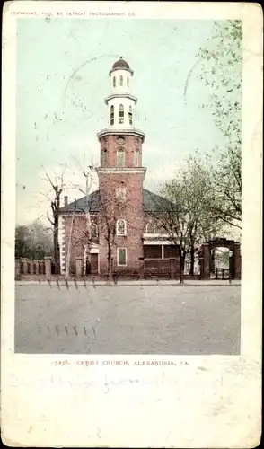 Ak Alexandria Virginia USA, Christ Church