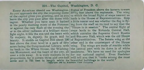 Stereo Foto Washington DC USA, The Capitol