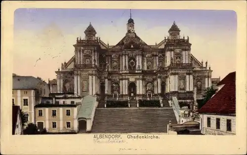 Ak Wambierzyce Albendorf Schlesien, Gnadenkirche