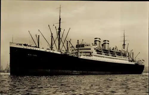 Ak Dampfschiff New York, HAPAG, Dampfer