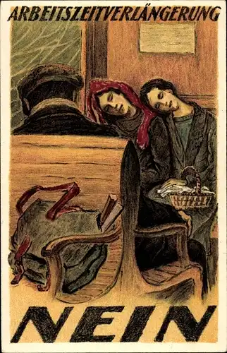 Ak Arbeitszeitverlängerung Nein, Eidgenössische Volksabstimmung 1924