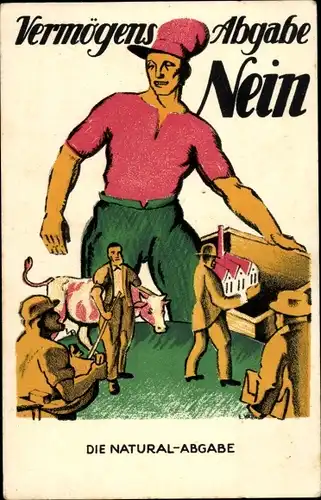 Ak Schweiz, Vermögensabgabe Nein, Die Natural Abgabe