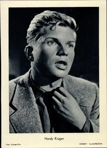Ak Schauspieler Hardy Krüger, Portrait