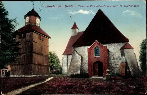 Ak Visselhövede in Niedersachsen, Kirche aus dem 11. Jahrhundert