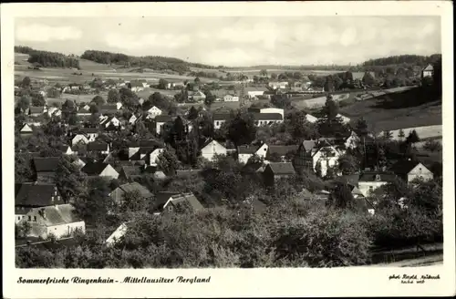 Ak Ringenhain Steinigtwolmsdorf Oberlausitz, Gesamtansicht