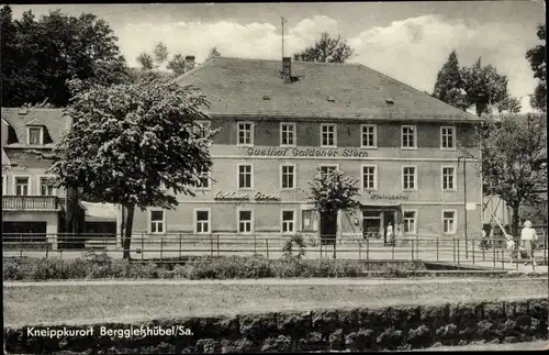 Ak Berggießhübel in Sachsen, Gasthof Goldener Stern