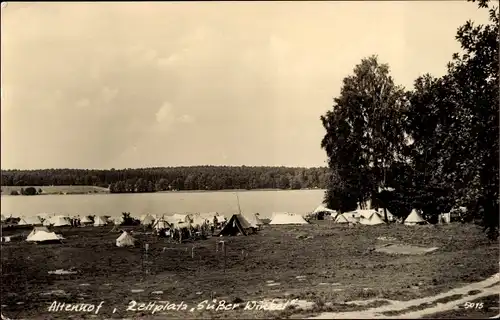 Ak Altenhof Schorfheide am Werbellinsee, Zeltplatz Süßer Winkel