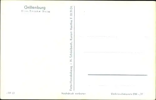 Ak Grillenburg Tharandt Sachsen, Elsa-Fenske-Heim, Ruderboote, See