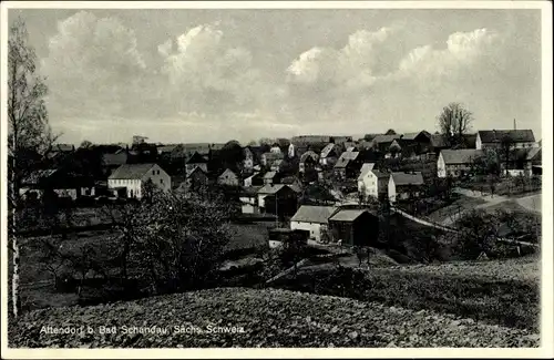 Ak Altendorf Sebnitz Sächsische Schweiz, Panorama vom Ort