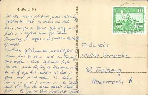 Ak Freiberg in Sachsen, Panorama