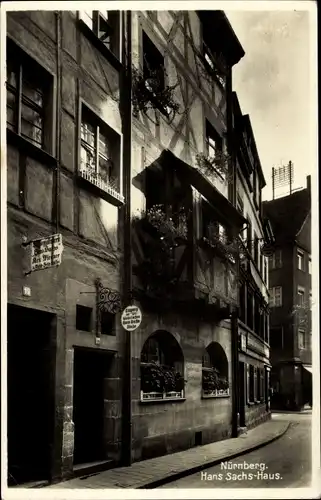 Ak Nürnberg in Mittelfranken, Hans Sachs-Haus