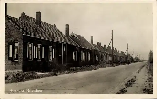 Ak Nieuwdorp Zeeland, Havenweg