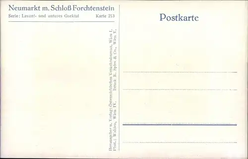 Ak Neumarkt in der Steiermark, Schloss Forchtenstein