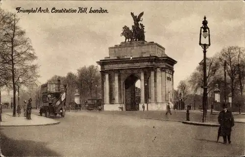 Ak London City England, Triumphal Arch, Constitution Hull