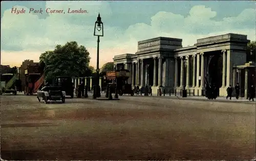 Ak London City England, Hyde Park Corner