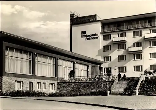 Ak Rauschenbach Cämmerswalde Neuhausen im Erzgebirge, FDGB Erholungsheim Paul Gruner