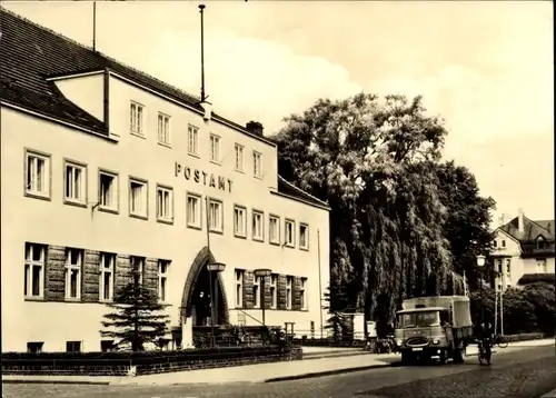 Ak Gardelegen in der Altmark, Postamt in der Bahnhofstraße
