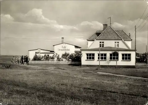 Ak Neuendorf Insel Hiddensee, Café Stranddistel