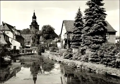 Ak Bad Berka in Thüringen, An der Ilm