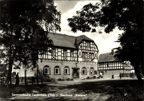 Ak Tautenhain in Thüringen, Gasthaus Kanone