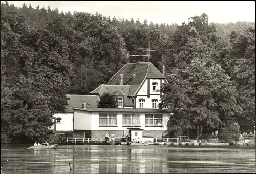 Ak Hainspitz in Thüringen, Konsum-Gaststätte Am See