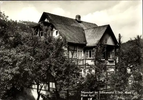 Ak Sitzendorf in Thüringen, Pension Haus Apel