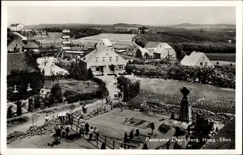 Ak Hoog Elten Hoch Elten Emmerich am Rhein, Panorama, Friedhof