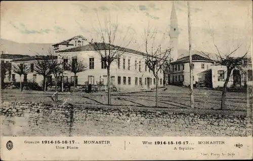 Ak Bitola Monastir Mazedonien, Platz, Moschee, Häuser