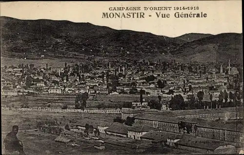 Ak Bitola Monastir Mazedonien, Gesamtansicht