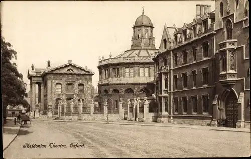 Ak Oxford Oxfordshire England, Sheldonian Theatre