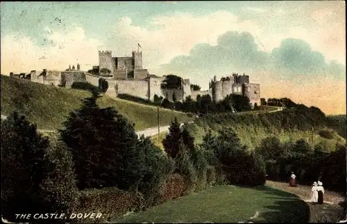 Ak Dover Kent England, The Castle