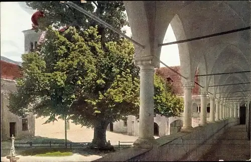 Ak Millstatt am See Kärnten, Klostergang