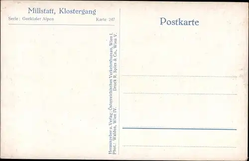 Ak Millstatt am See Kärnten, Klostergang