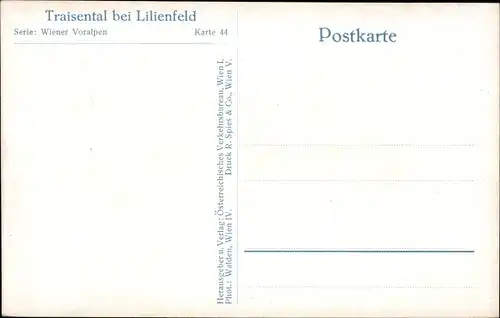 Ak Lilienfeld in Niederösterreich, Traisental, Winter, Wiener Voralpen