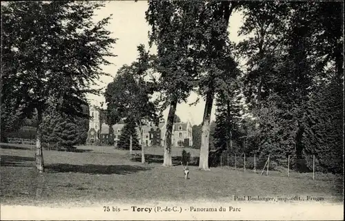 Ak Torcy Pas de Calais, Panorama du Parc