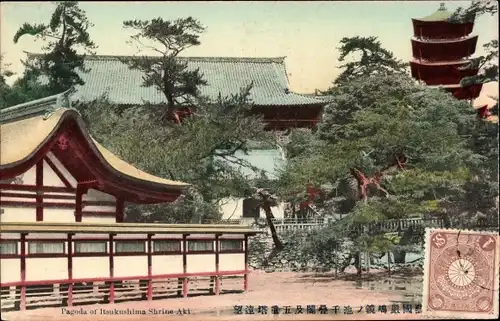 Ak Aki Japan, Pagoda of Itsukushima Shrine