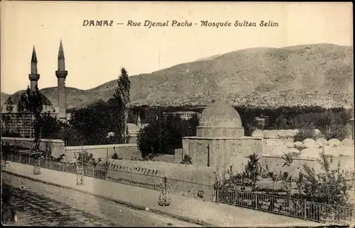 Ak Damaskus Syrien, Rue Djemal Pacha, Mosquée Sultan Selim, Moschee