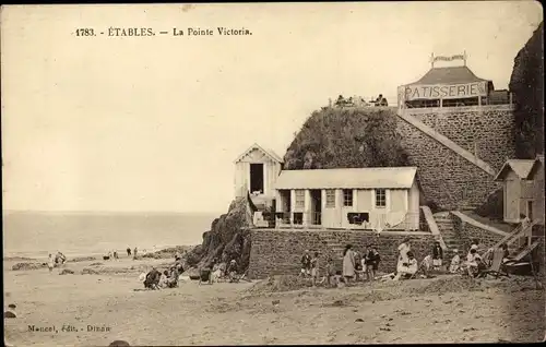 Ak Etables sur Mer Cotes d&#39;Armor, La Pointe Victoria, Konditorei