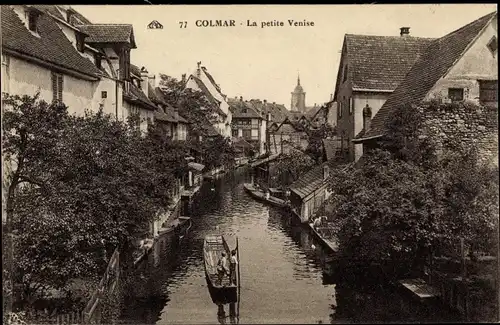 Ak Colmar Kolmar Elsass Haut Rhin, Klein-Venedig