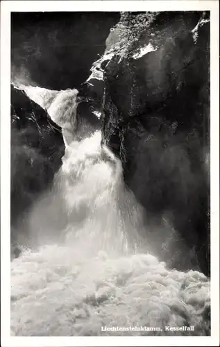 Ak Sankt Johann im Pongau in Salzburg, Liechtensteinklamm, Kesselfall