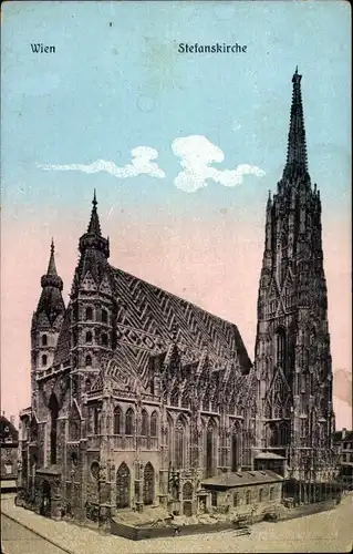 Ak Wien 1 Innere Stadt, Stefanskirche