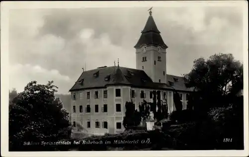 Ak Rohrbach in Oberösterreich, Schloss Sprinzenstein