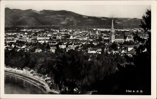 Ak Linz an der Donau Oberösterreich, Gesamtansicht