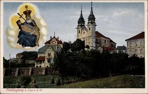 Ak Linz an der Donau Oberösterreich, Pöstlingberg, Heiligenbild