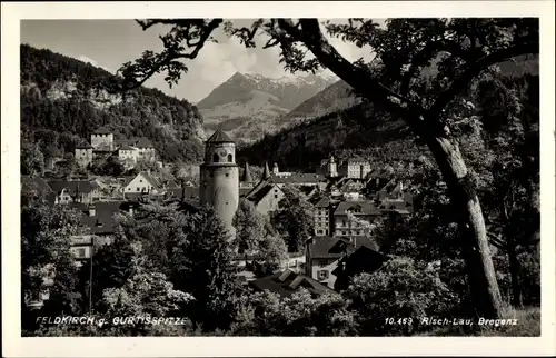 Ak Feldkirch Vorarlberg, Blick gegen Gurtisspitze