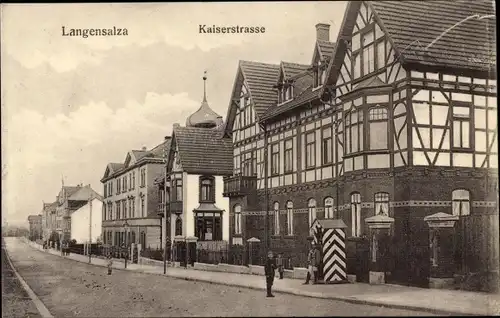 Ak Bad Langensalza in Thüringen, Kaiserstraße